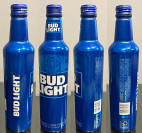 Bud Light Vertical/Horizontal Panels Aluminum Bottle
