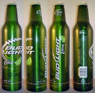 Bud Light Lime NFL Aluminum Bottle