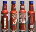 Bud Light Alabama Crimson Tide Aluminum Bottle