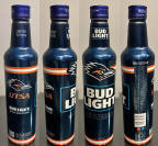 Bud Light Texas San Antonio Roadrunners Aluminum Bottle