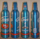 Bud Light 49ers Aluminum Bottle