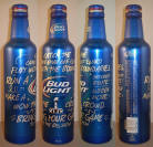 Bud Light Super Bowl Aluminum Bottle