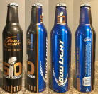 Bud Light Super Bowl Aluminum Bottle