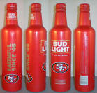 Bud Light NFL 2017 Aluminum Bottle