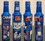 Bud Light Bengals Aluminum Bottle