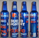 Bud Light NFL 2021 Kickoff Aluminum Bottle