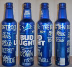 Bud Light NFL Aluminum Bottle