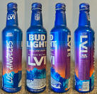 Bud Light Super Bowl Aluminum Bottle