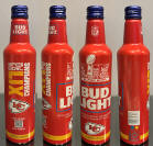 Bud Light Chiefs Aluminum Bottle