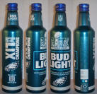 Bud Light Eagles Super Bowl Aluminum Bottle