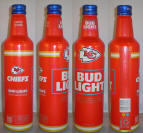 Bud Light NFL 2025 Aluminum Bottle