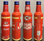 Bud Light NFL 2026 Kickoff Aluminum Bottle