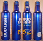 Bud Light Blues Aluminum Bottle