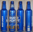 Bud Light Blues Aluminum Bottle