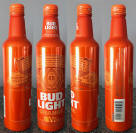 Bud Light Orange Aluminum Bottle