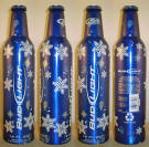 Bud Light Snowflakes Aluminum Bottle
