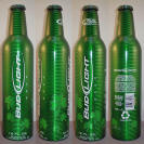 Bud Light St Pats Aluminum Bottle