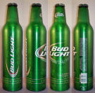 Bud Light St Pats Aluminum Bottle