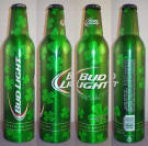 Bud Light St Pat Aluminum Bottle