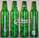 Bud Light St Patricks Day Aluminum Bottle