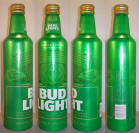 Bud Light St Patricks Day Aluminum Bottle