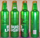 Bud Light St Pats Aluminum Bottle