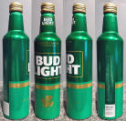 Bud Light St Patricks Day Aluminum Bottle