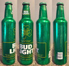 Bud Light St Patricks Day 2020 Aluminum Bottle