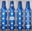 Bud Light Stars Aluminum Bottle