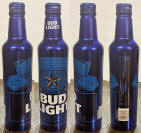 Bud Light Texas Aluminum Bottle