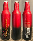 Budweiser Texture Test Aluminum Bottle