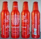 Budweiser Red Retro Aluminum Bottle