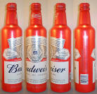 Budweiser A-B Crest Aluminum Bottle