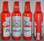 Budweiser A-B Crest Aluminum Bottle