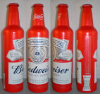 Budweiser A-B Crest Aluminum Bottle