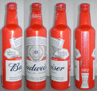 Budweiser A-B Crest Aluminum Bottle