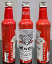 Budweiser Retro/Block Lettering Aluminum Bottle