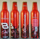 Budweiser Dale Jr Aluminum Bottle