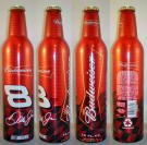 Budweiser Dale Jr Aluminum Bottle