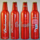 Budweiser Gasparilla Aluminum Bottle