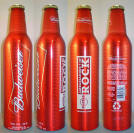 Budweiser Hard Rock Aluminum Bottle