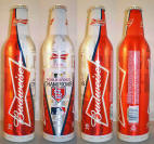 Budweiser Baseball Aluminum Bottle