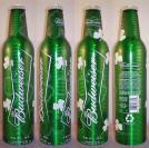 Budweiser St Pats Aluminum Bottle