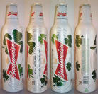 Budweiser St Pats Aluminum Bottle