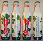 Budweiser St Patricks Day Aluminum Bottle