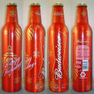 Budweiser Christmas Aluminum Bottle