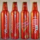 Budweiser Christmas Aluminum Bottle