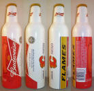 Budweiser Flames Aluminum Bottle