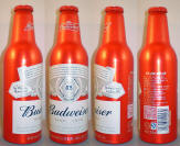 Budweiser A-B Crest Aluminum Bottle