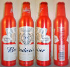 Budweiser A-B Crest aLUMINUM bOTTLE